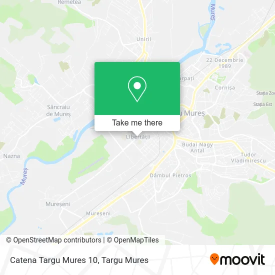 Catena Targu Mures 10 map