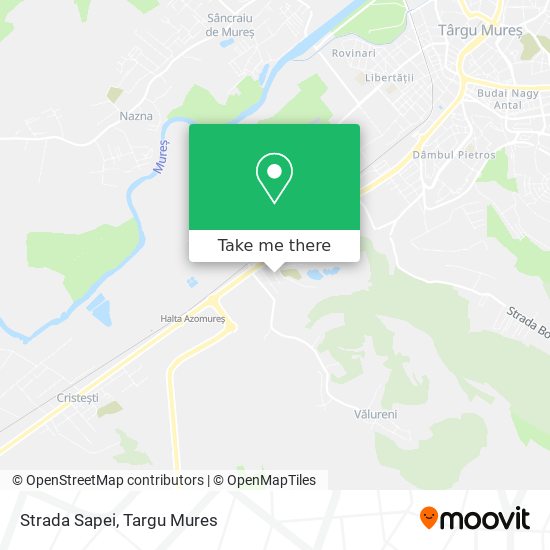 Strada Sapei map