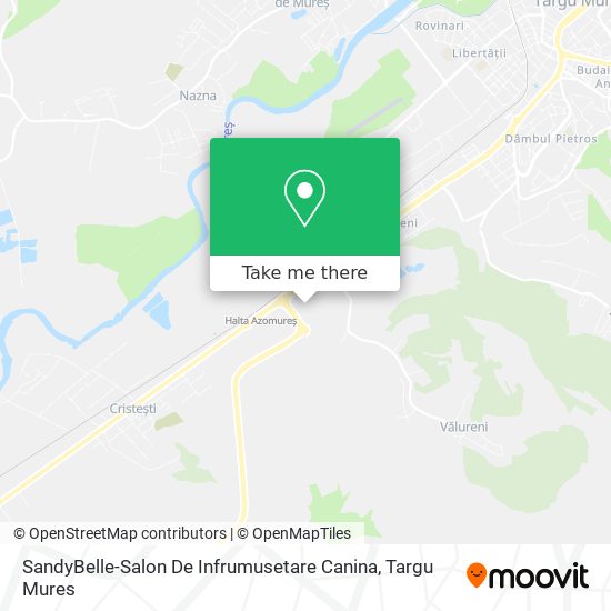 SandyBelle-Salon De Infrumusetare Canina map