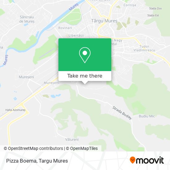 Pizza Boema map