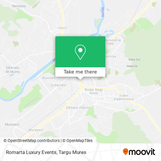 Romarta Luxury Events map