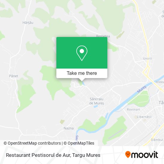 Restaurant Pestisorul de Aur map