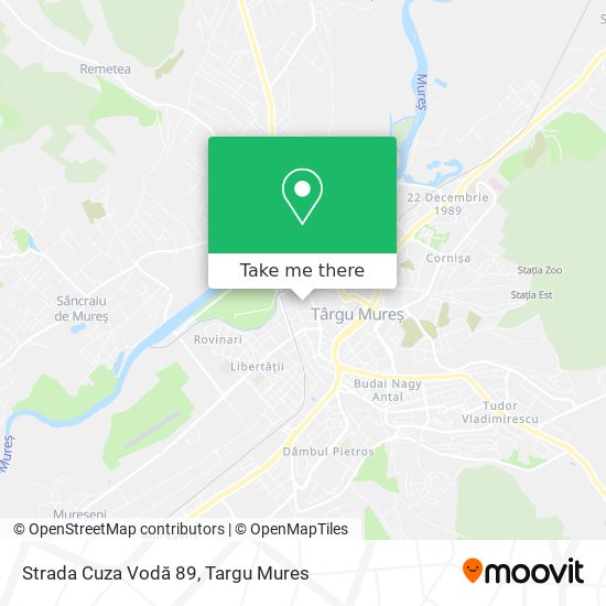 Strada Cuza Vodă 89 map