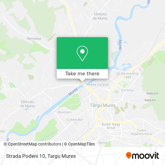 Strada Podeni 10 map