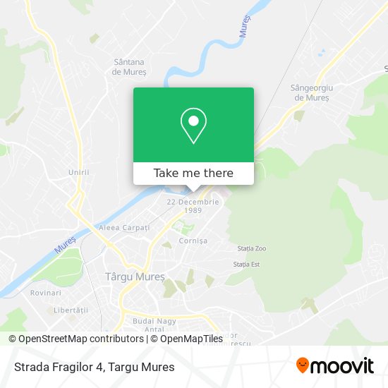 Strada Fragilor 4 map