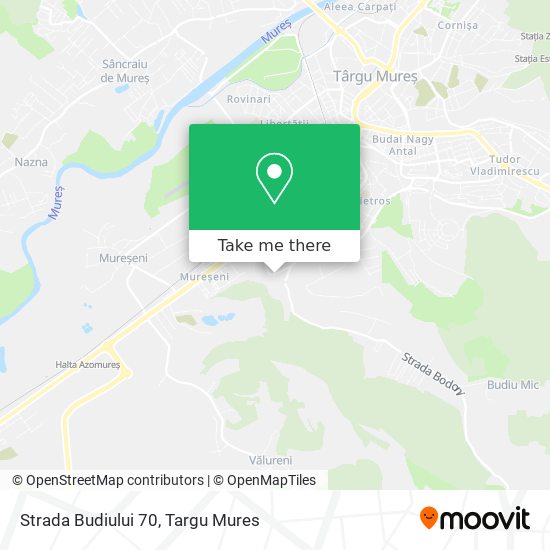 Strada Budiului 70 map