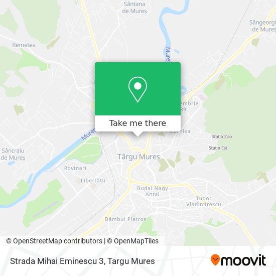 Strada Mihai Eminescu 3 map