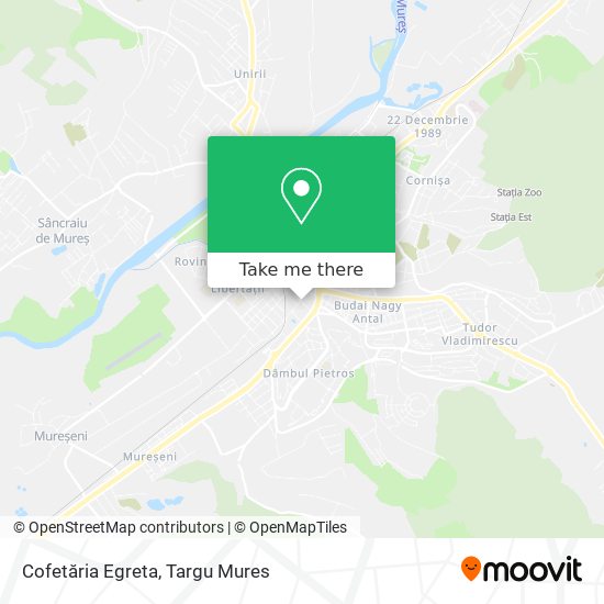 Cofetăria Egreta map