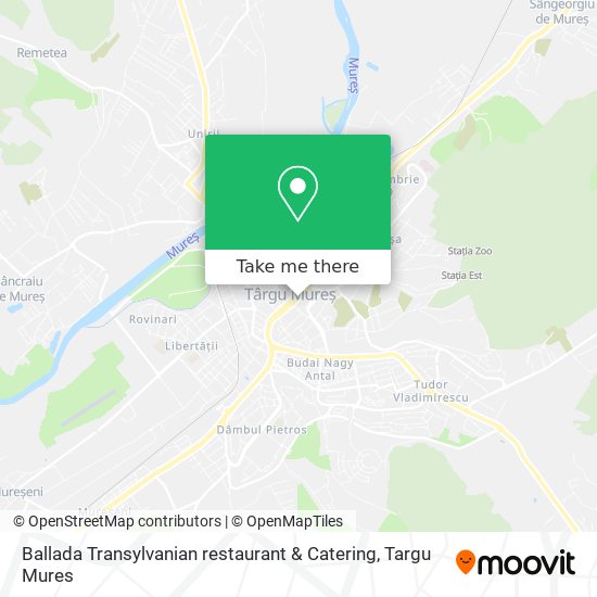 Ballada Transylvanian restaurant & Catering map