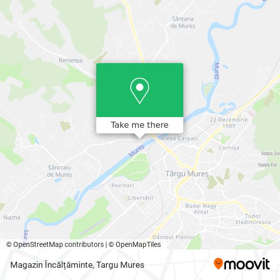 Magazin Încălțăminte map