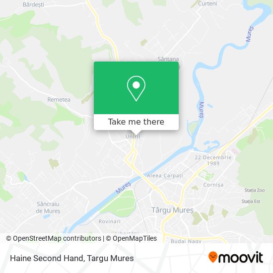 Haine Second Hand map