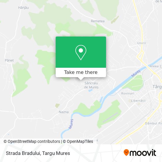 Strada Bradului map