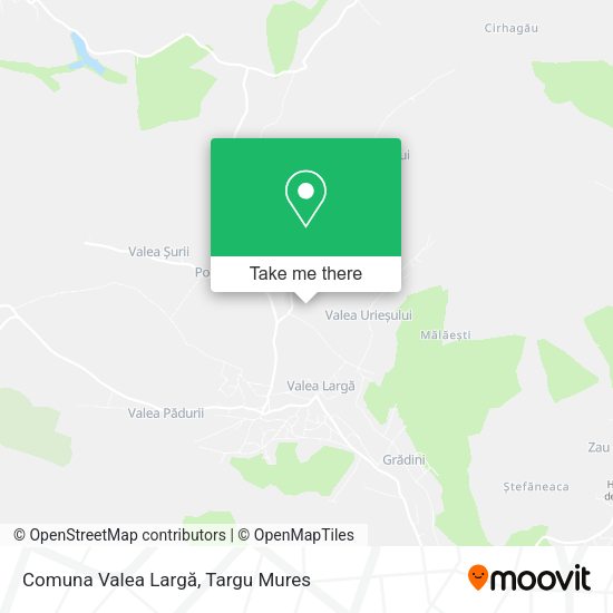 Comuna Valea Largă map