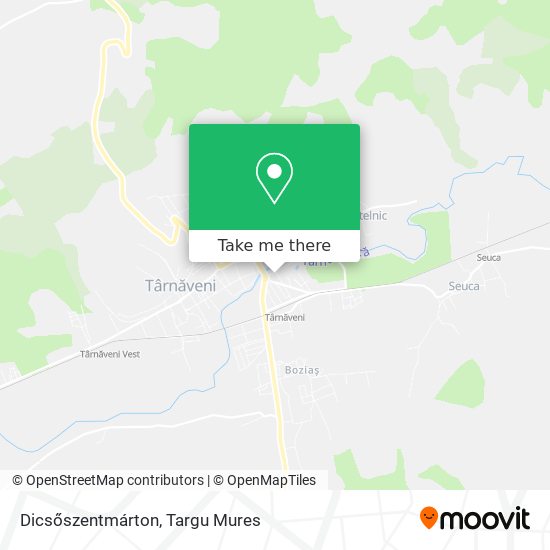 Dicsőszentmárton map