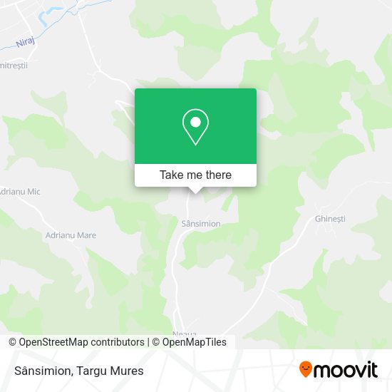Sânsimion map