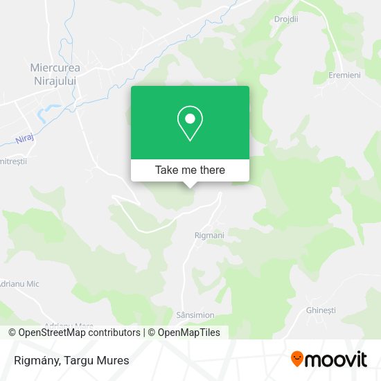 Rigmány map