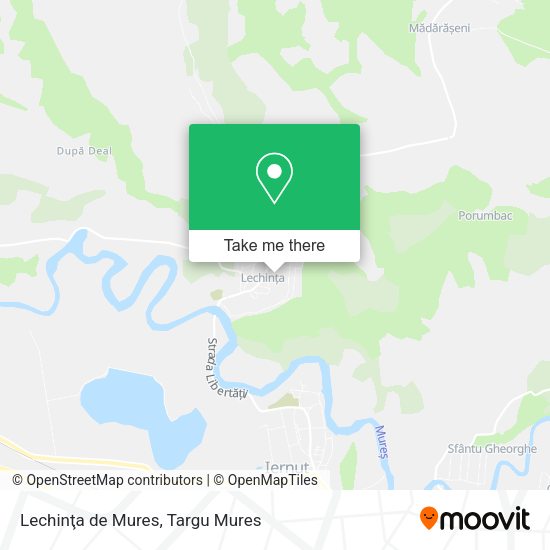 Lechinţa de Mures map