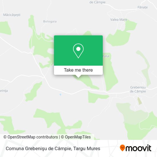 Comuna Grebenişu de Câmpie map
