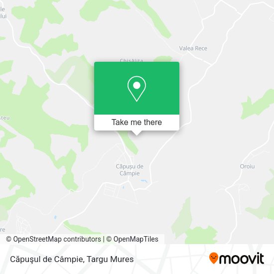 Căpuşul de Câmpie map