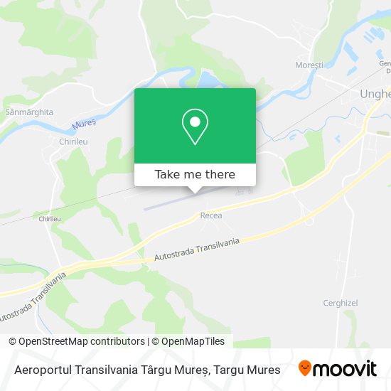 Aeroportul Transilvania Târgu Mureș map
