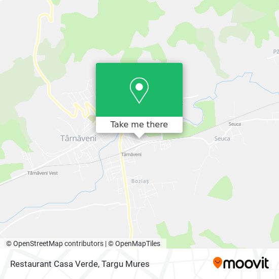 Restaurant Casa Verde map