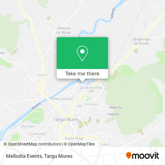 Mellodia Events map