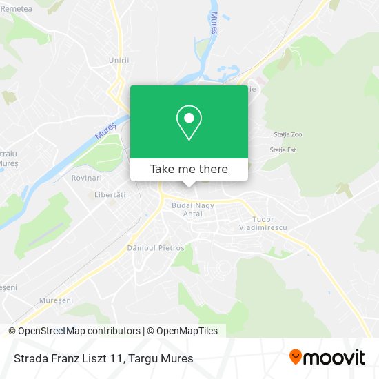 Strada Franz Liszt 11 map