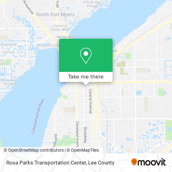 Rosa Parks Transportation Center map