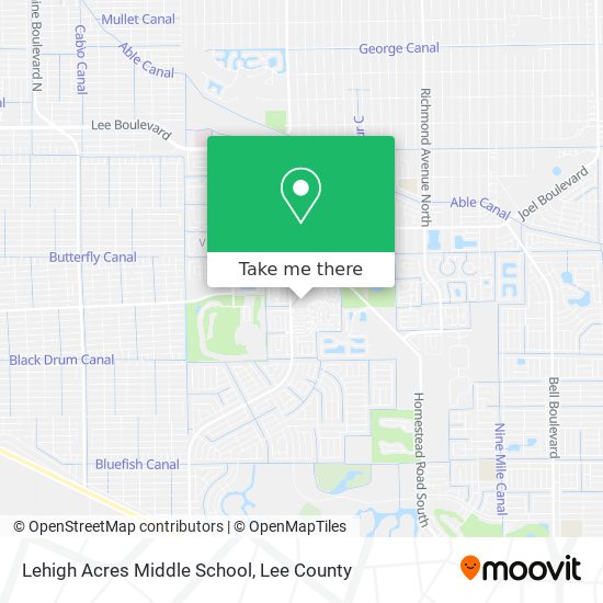 Lehigh Acres Middle School map