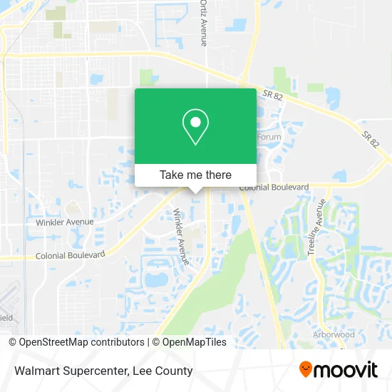 Walmart Supercenter map