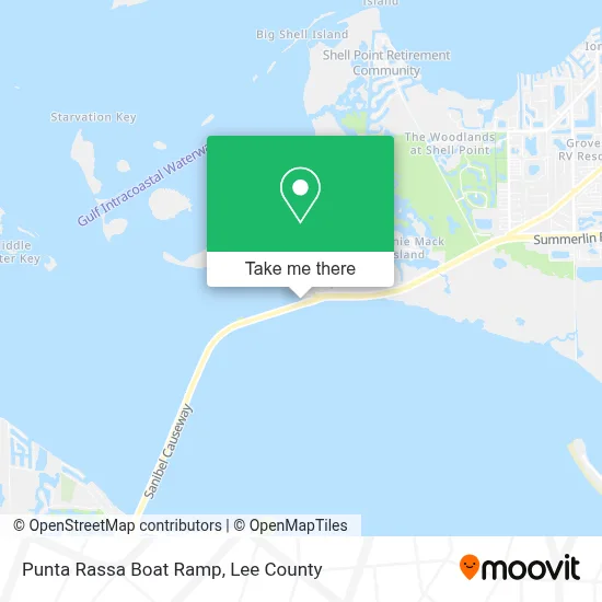 Punta Rassa Boat Ramp map