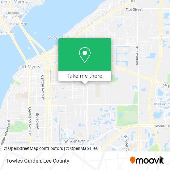 Mapa de Towles Garden