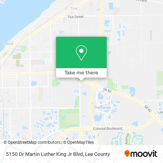 5150 Dr Martin Luther King Jr Blvd map
