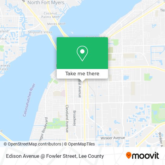 Edison Avenue @ Fowler Street map