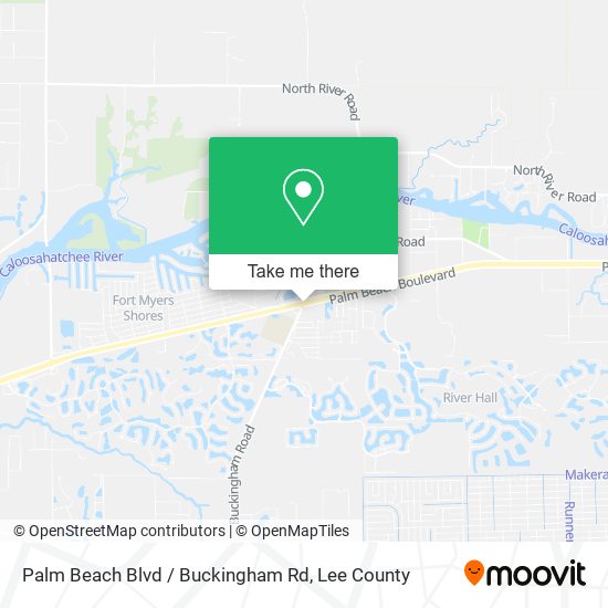 Palm Beach Blvd / Buckingham Rd map