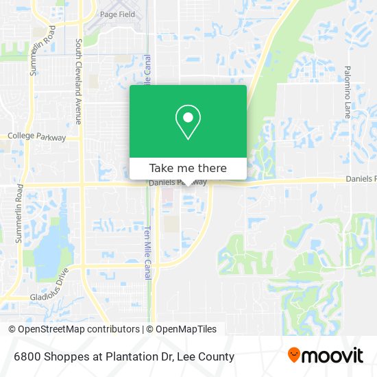 6800 Shoppes at Plantation Dr map