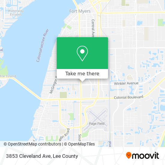 3853 Cleveland Ave map