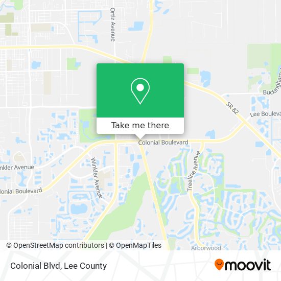 Mapa de Colonial Blvd