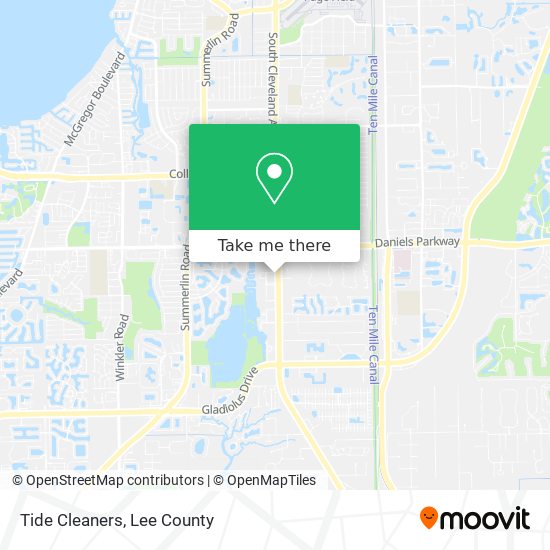 Mapa de Tide Cleaners