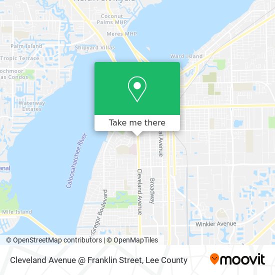Cleveland Avenue @ Franklin Street map