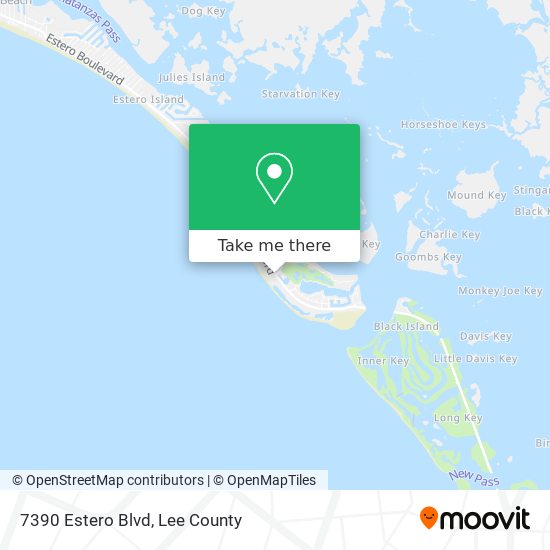 7390 Estero Blvd map