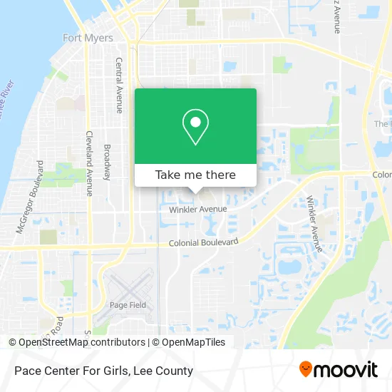 Pace Center For Girls map