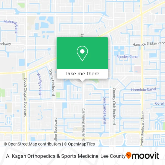 Mapa de A. Kagan Orthopedics & Sports Medicine