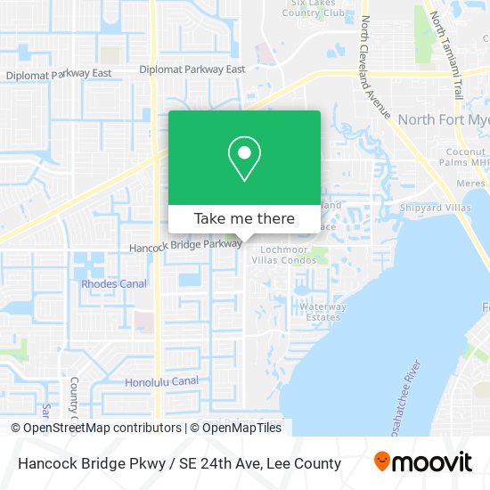 Hancock Bridge Pkwy / SE 24th Ave map