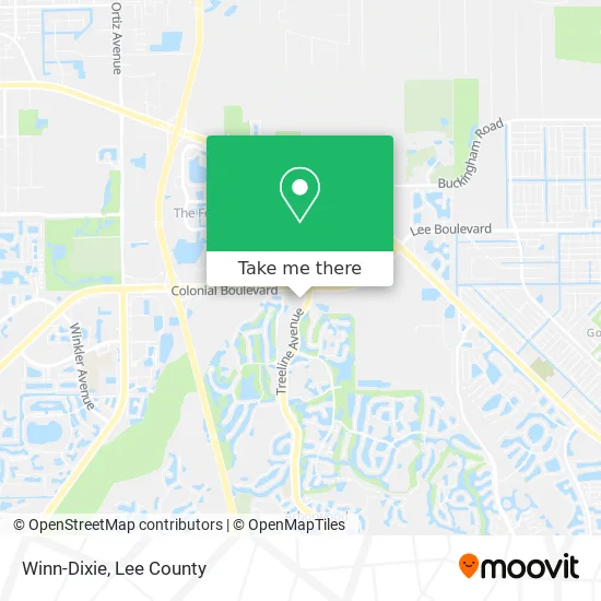 Winn-Dixie map