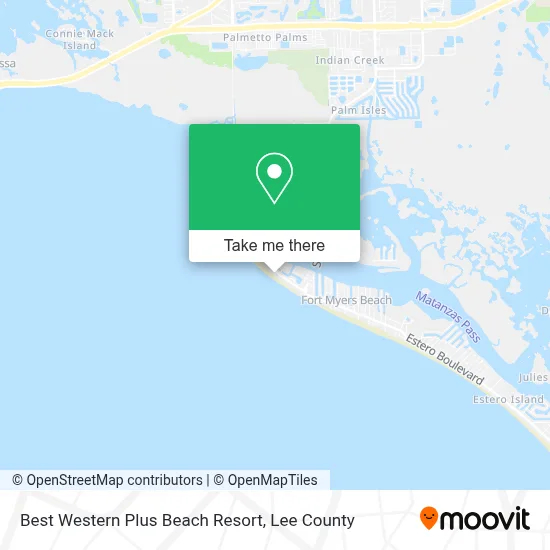 Best Western Plus Beach Resort map