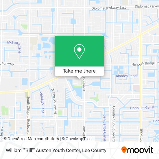 Mapa de William ""Bill"" Austen Youth Center