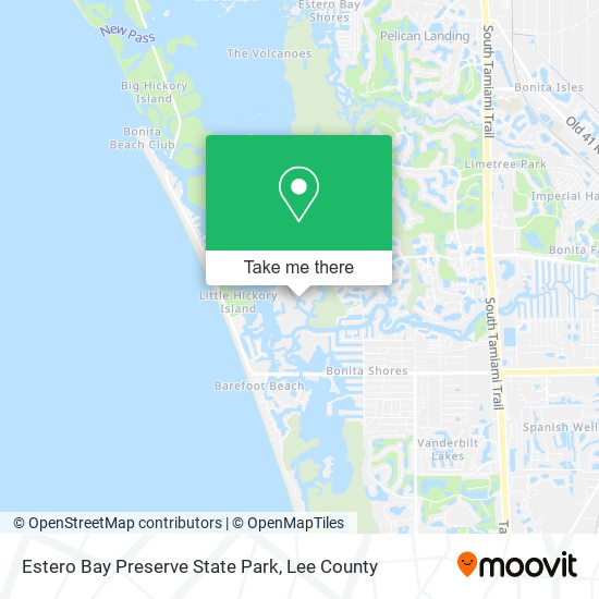 Mapa de Estero Bay Preserve State Park