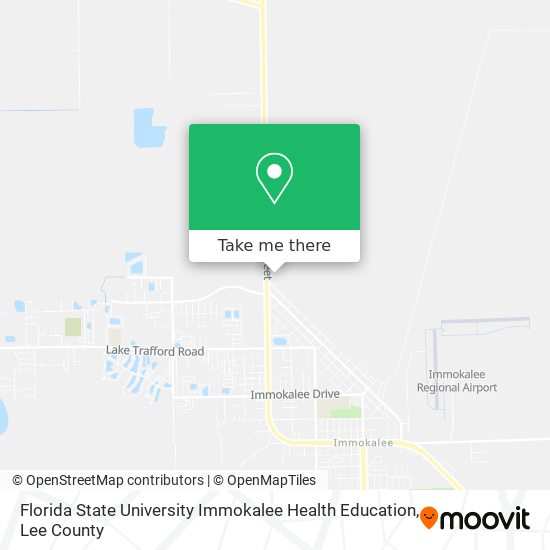 Mapa de Florida State University Immokalee Health Education