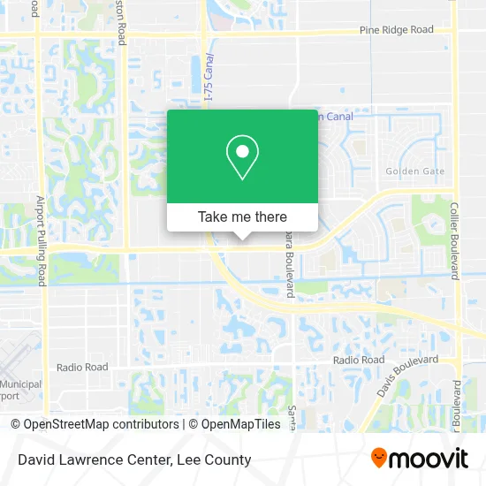 David Lawrence Center map